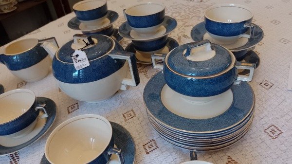 Producto - Juego de té inglés azul x 10