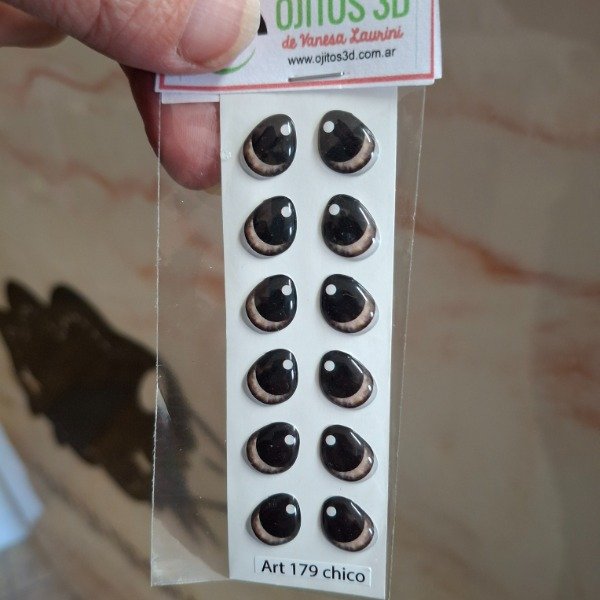 Producto - Ojitos 3D autoadhesivos Art 179 VL