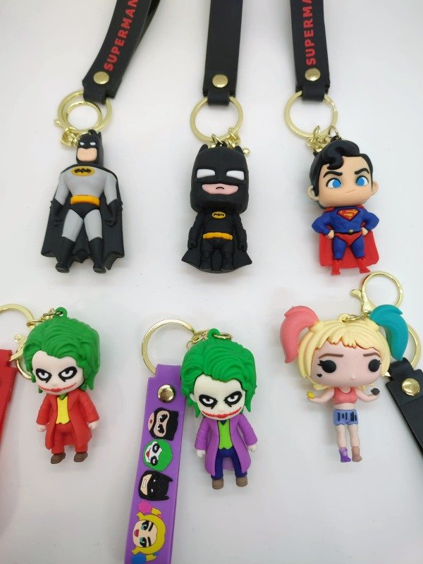 Producto - Llavero de goma personajes DC Comics