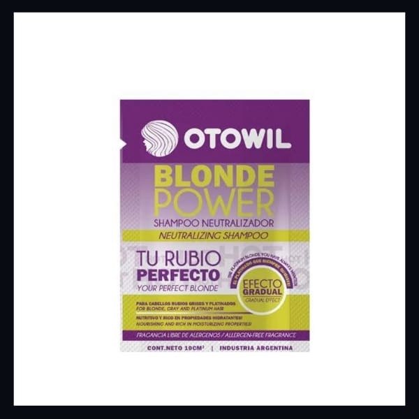 Producto - SHAMPO NEUTRALIZADOR BLONDE SACHET