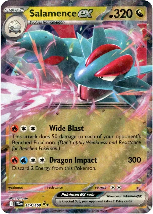 Producto - Salamence ex - 114/159 - Journey Together - Holo