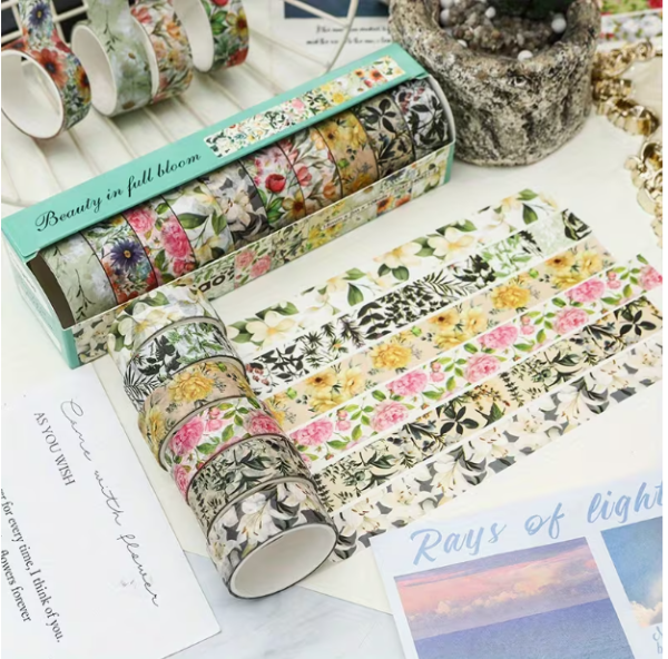 Producto - WASIH TAPES FLORES DE PRIMAVERA X 10