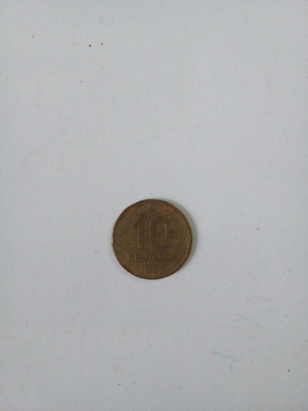 Producto - Moneda 10 centavos Australes Escudo - Argentina 1987