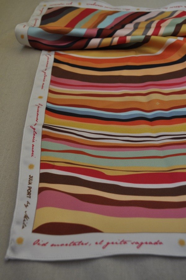 Producto - Pañuelo de Seda Cerro de los Siete Colores by Mila. Diseño #113 - 2