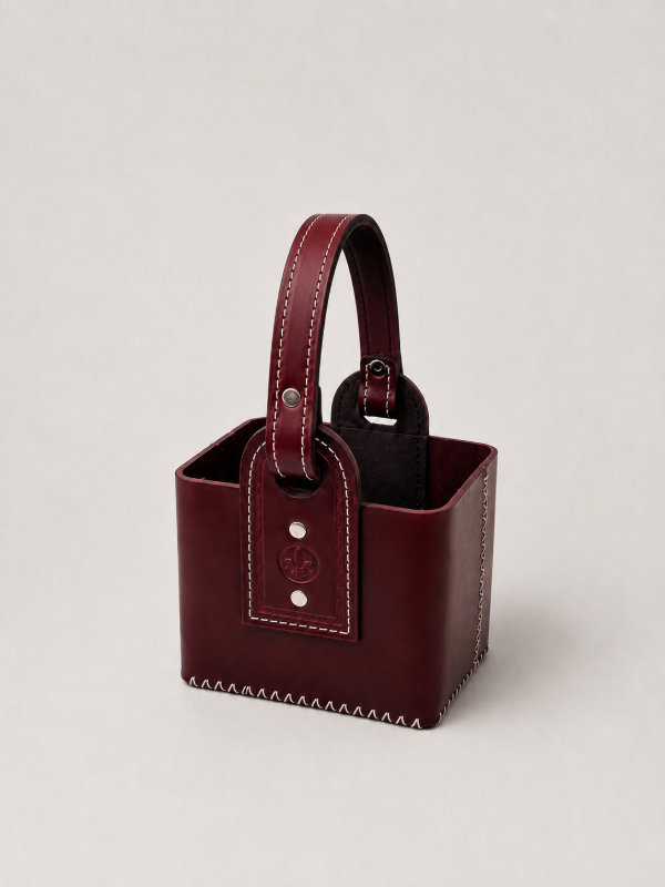 Producto - MATERA DE CUERO GRUESO ALTA CALIDAD 4x4 - MARRON - 0