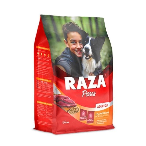 Producto - Raza perro adulto carne x 20 kg. (incluye 2 kg gratis)