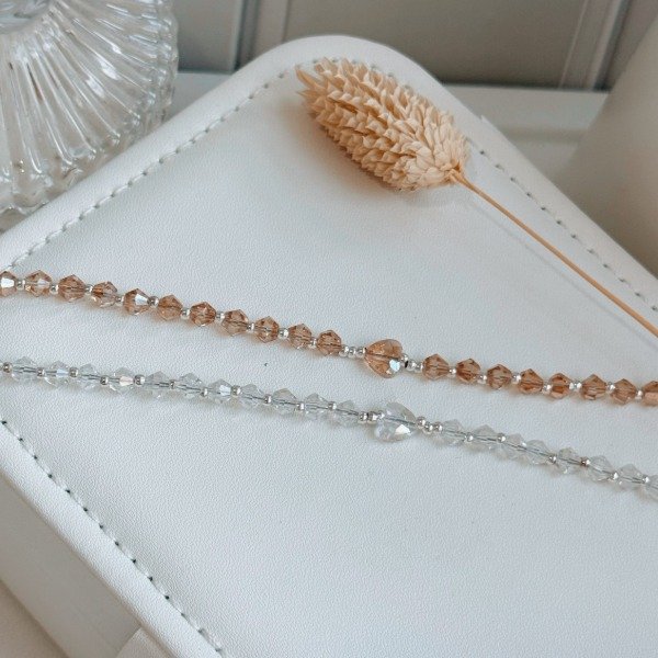 Producto - Pulseras Cristal Corazón Plata 925