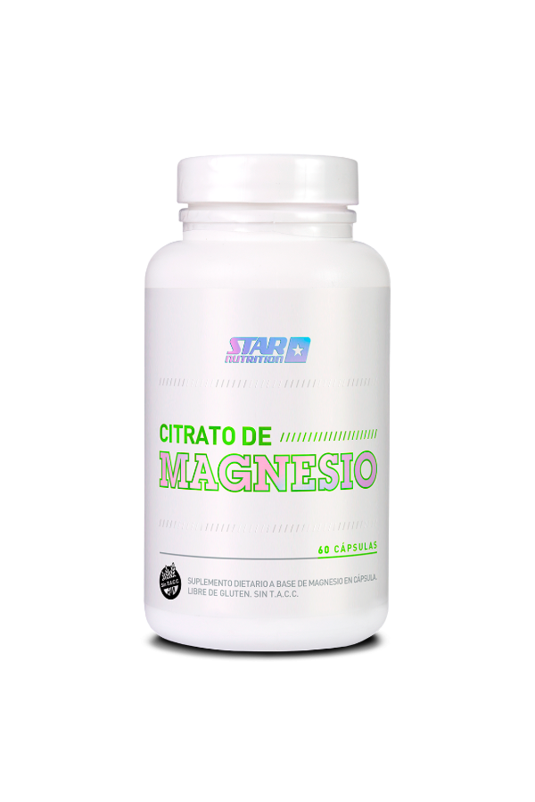 Producto - Citrato de Magnesio 60 Caps Star Nutrition Sin Tacc