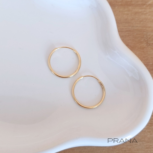 Producto - Argollas Finas Golden - 1,5cm