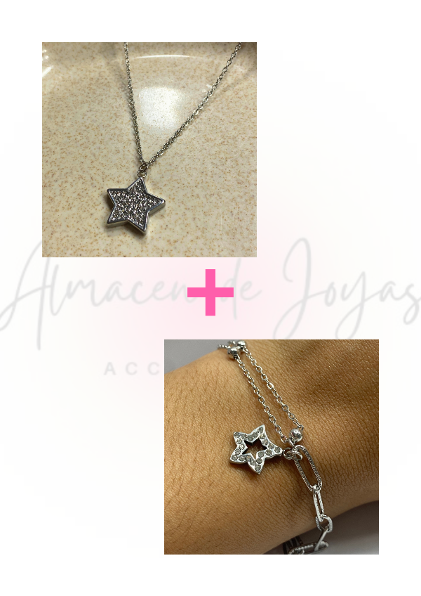 Producto - Combo Estrella (collar y pulsera)