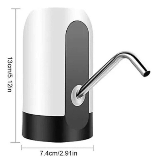 Producto - Bomba Bidones Recargable Usb Color Blanco - 4