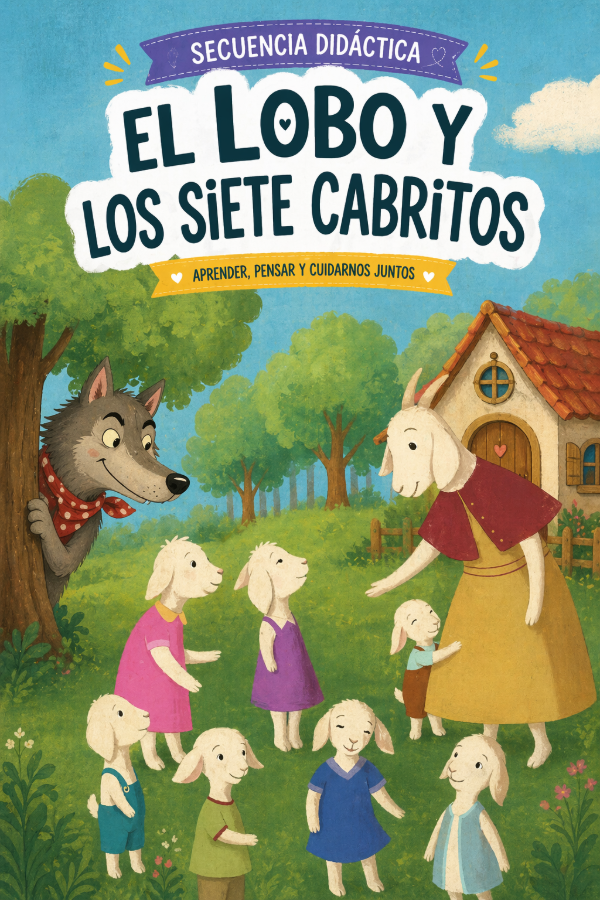 Producto - SECUENCIA DIDÁCTICA: EL LOBO Y LOS SIETE CABRITOS (2DO AÑO)