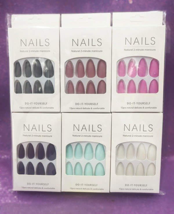 Producto - drzj uña press on almendra