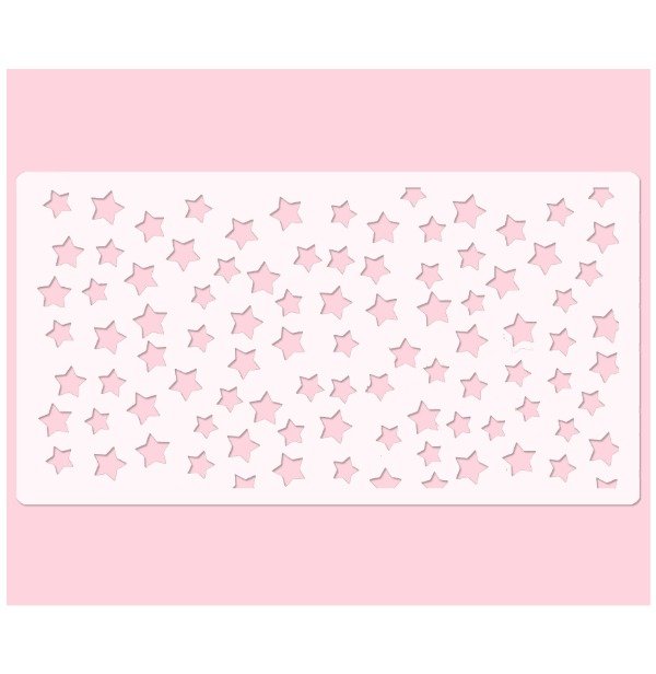 Producto - Stencil Torta Estrellas 2 -ei