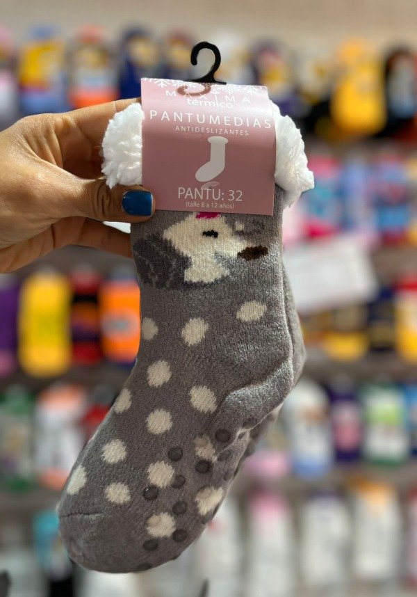 Producto - Pantumedias infantil unicornio Gris
