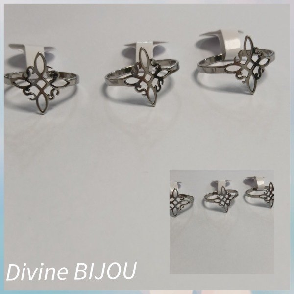 Producto - Anillos nudo de bruja acero