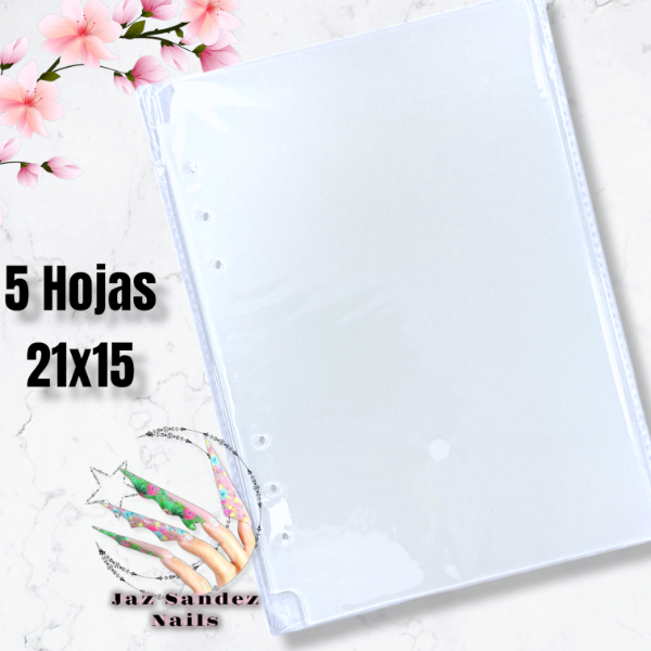 Producto - REPUESTO CARPETA 21x15cm 5 hojas