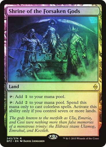 Producto - Shrine of the Forsaken Gods (Foil)
