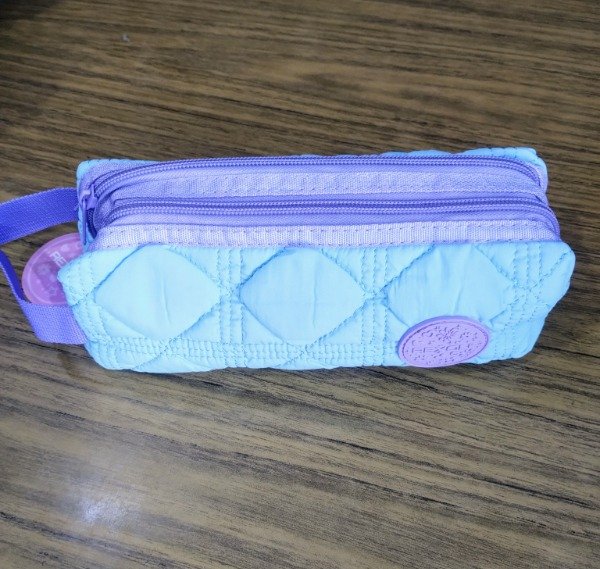 Producto - Cartuchera Rexon Doble Cierre Lila