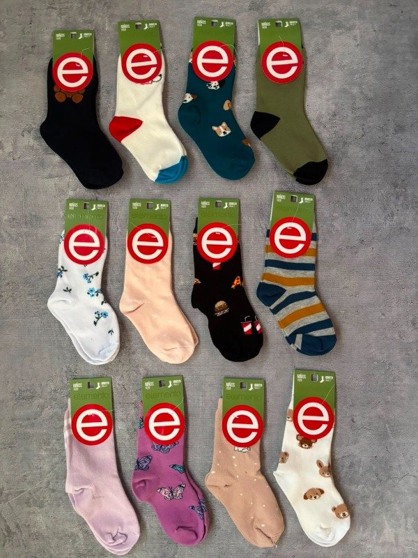 Producto - Media caña talle 2 elemento II estampa - pack x12