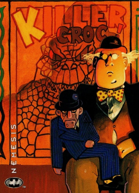 Producto - 1994 SkyBox Batman  #54 - Nemesis, Killer Croc / Scarface