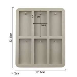 Producto - Molde etiqueta-tagg aromaticas , perfumadas rectangular x 6