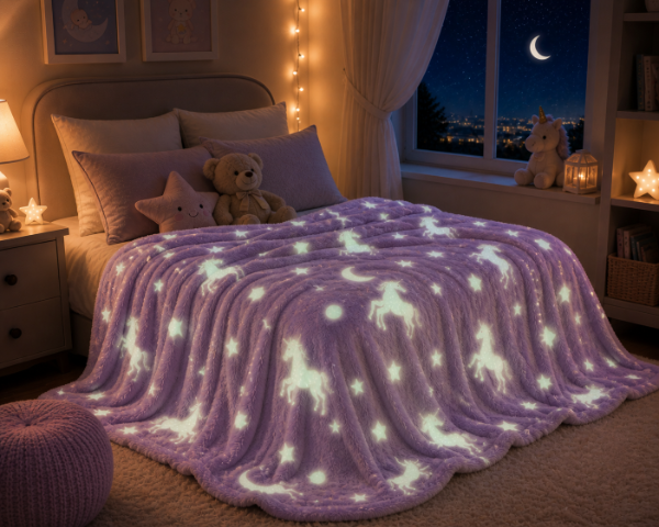 Producto - Manta luminosa fluorecente en la oscuridad