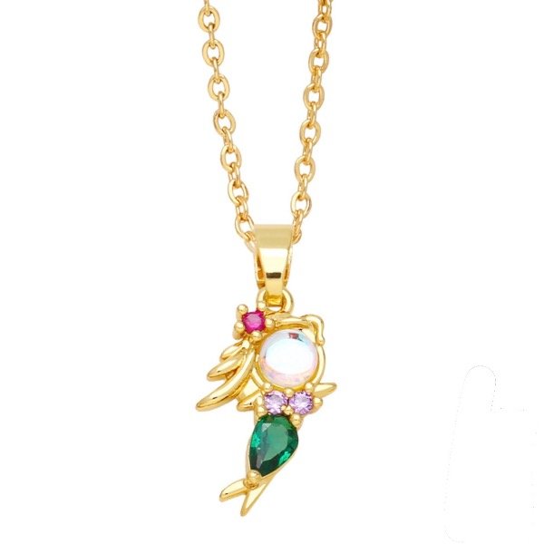 Producto - Collar La Sirenita-Titanio enchapado en oro