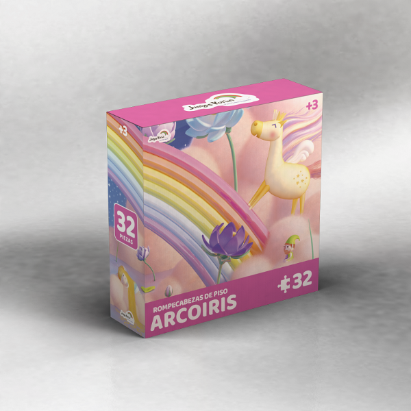 Producto - Rompecabezas de Piso 32 Piezas Arcoiris
