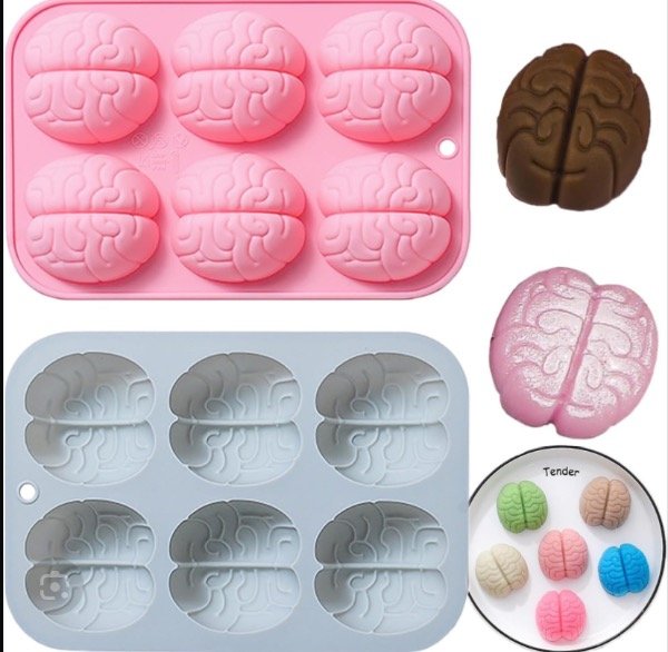 Producto - MOLDE SILICONA CEREBRO