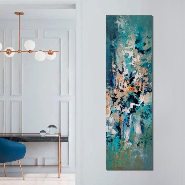 Producto - Cuadro abstracto - Sueños- 100x30cm