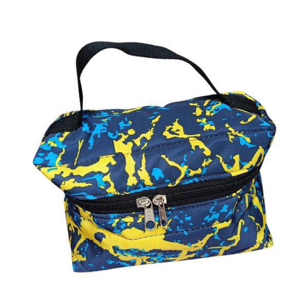 Producto - NECESER VALIJA CAMUFLADO AZUL Y AMARILLO