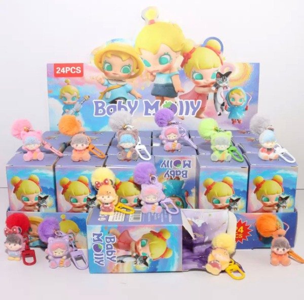 Producto - Colección llaveros sorpresa Baby Molly caja x24U