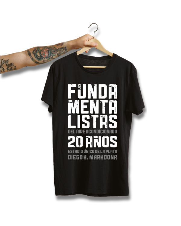 Producto - REMERA RECITAL 20 AÑOS EN LA PLATA + PILUSO DE REGALO