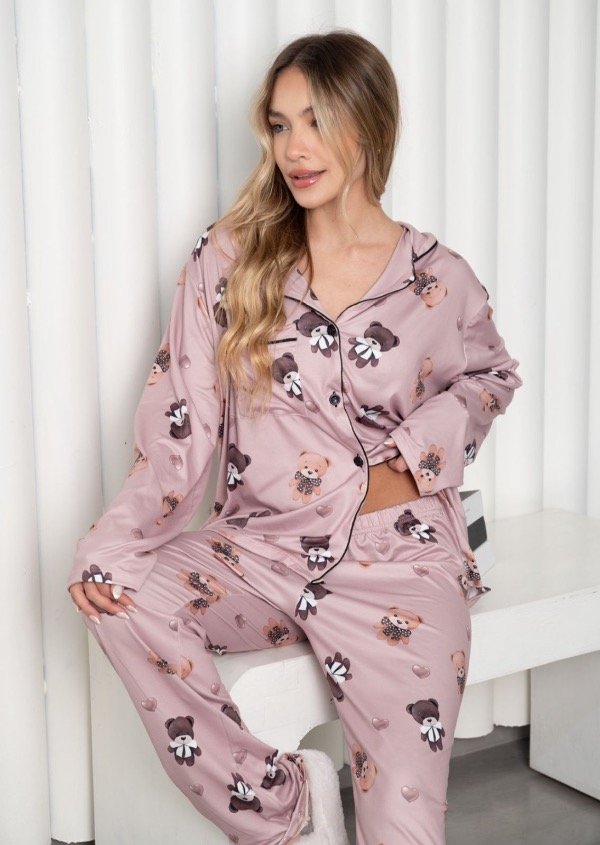Producto - Pijama ositos marron