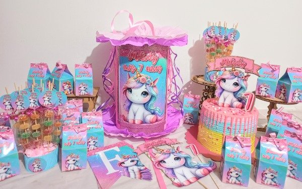 Producto - Topper unicornio dream para torta