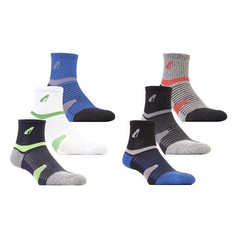 Producto - MEDIA HOMBRE QUARTER CON PLANTILLA DE TOALLA X PAR COLORES SURTIDOS DUFOUR