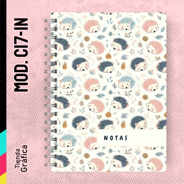 Producto - Cuaderno C17- IN - Erizos