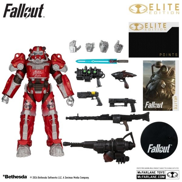 Producto - Fallout 76 Nuka Cola T-60 Elite Edition #8 Gold Label McFarlane Toys - 1