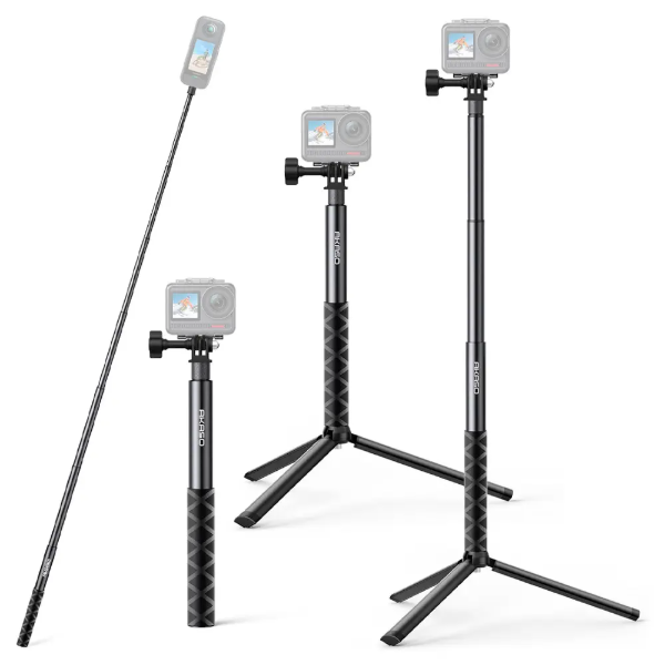 Producto - Palo de selfie extensible hasta 120 cm -c/trípode -compatibilidad universal - 0