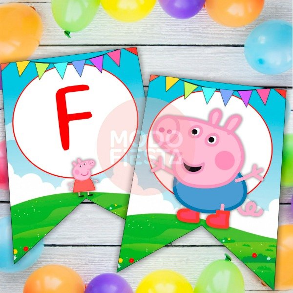 Producto - Banderín Peppa Pig