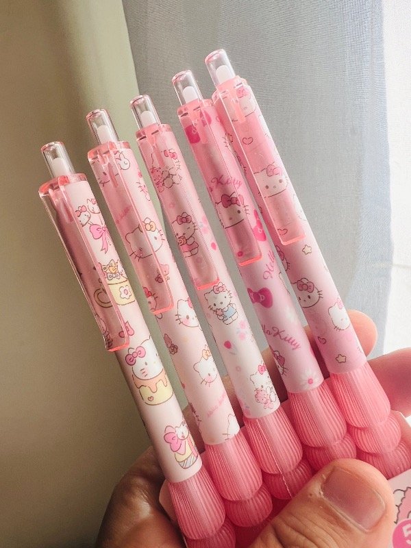 Producto - Set de lapicera kitty en caja x 5