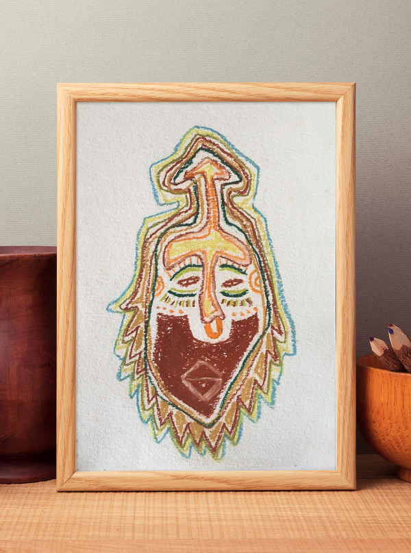 Producto - Máscara hongo amarillo