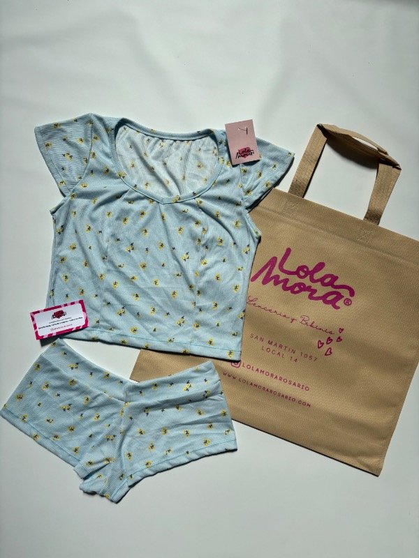 Producto - PIJAMA MIMI CELESTE - 7