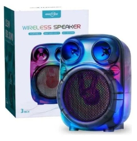 Producto - Parlante bluetooth GTS-2166 con luces RGB SUPER OFERTA