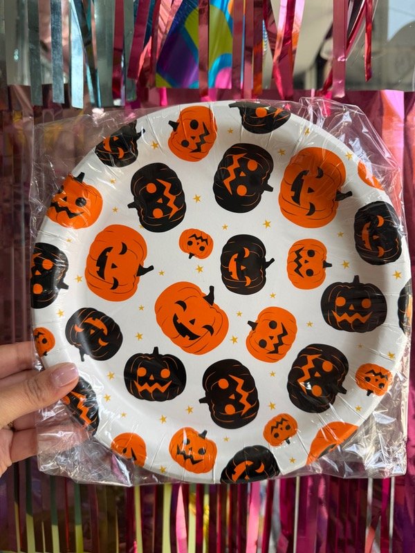 Producto - PLATO REDONDO CALABAZAS