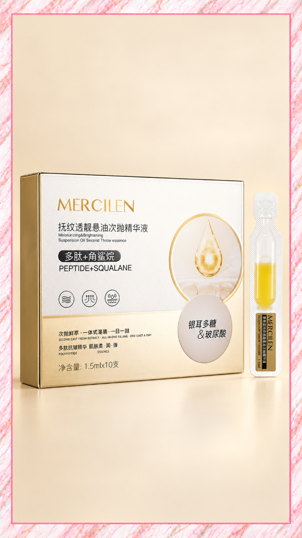 Producto - ESENCIA FACIAL CON PEPTIDOS Y ESCUALANO - 10 AMPOLLAS DE 1,5 ML - 0