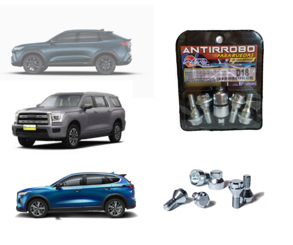 Producto - Tuerca de Seguridad Antirrobo para HAVAL H5 H6 JOLION