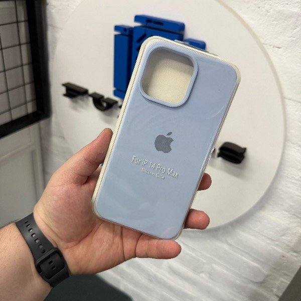 Producto - Silicone Case Celeste Pastel - iPhone 14 Pro Max