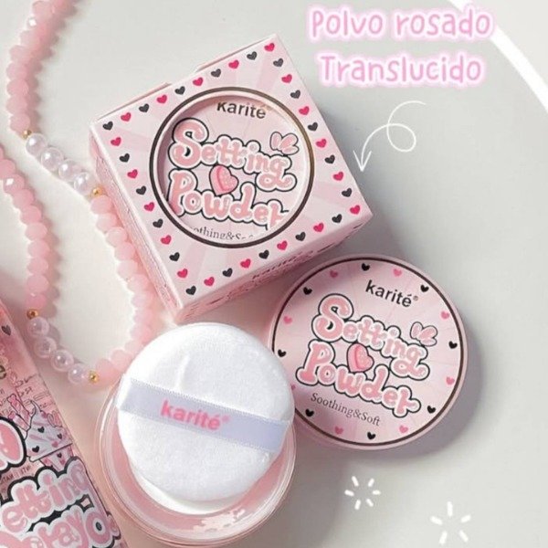 Producto - Polvo traslúcido Setting Powder Rosa - Karité - 1